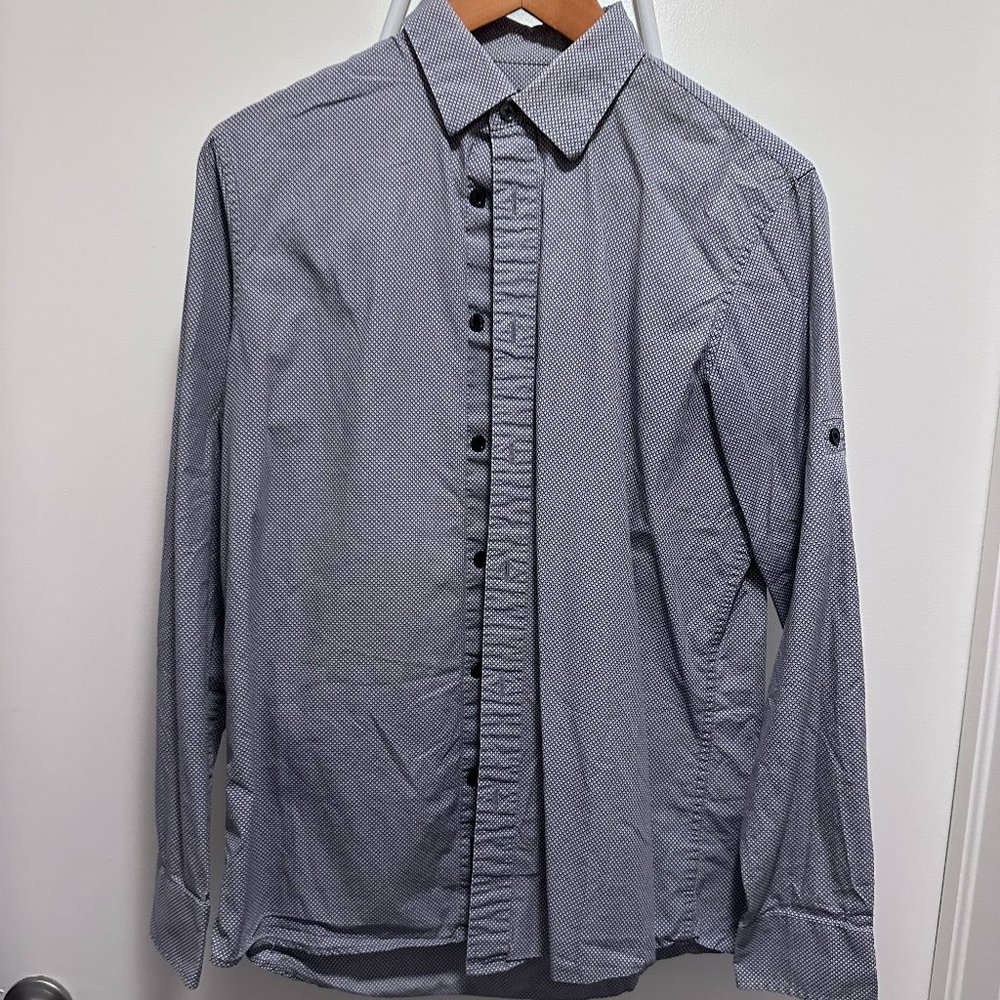 Michael Kors - Gray/White Button Down - Size Small